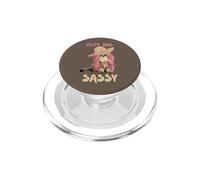 Vintage Cute And Sassy Kitty Cat With a Wig PopSockets PopGrip for MagSafe