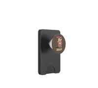 Vintage Cute And Sassy Kitty Cat With a Wig PopSockets PopWallet for MagSafe