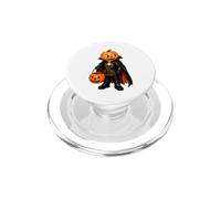 Vintage Cute Headless Horsemen 50's Halloween Ceramic Style PopSockets PopGrip for MagSafe
