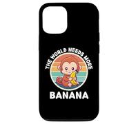 Vintage Cute Monkey The World Needs More Banana Lover Case for iPhone 12/12 Pro