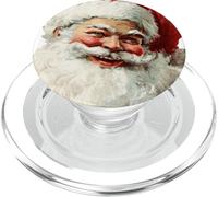 Vintage Cute Santa Claus Red Christmas PopSockets PopGrip for MagSafe