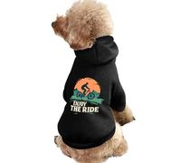 Vintage Cyclist Enjoy The Ride Bicycle Cute Dog And Cat Clothes Pet Hoodie Sweatshirt Pullover Sweater Coat
