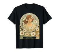 Vintage Daisy Flourish Art Nouveau T-Shirt