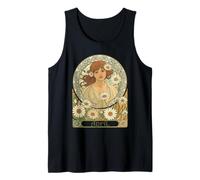 Vintage Daisy Flourish Art Nouveau Tank Top