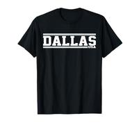 Vintage Dallas Hometown Stripes TX Pride Dallas T-Shirt