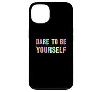 Vintage DARE TO BE YOURSELF Autism Awareness SPED Teacher Case for iPhone 13