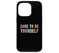 Vintage DARE TO BE YOURSELF Autism Awareness SPED Teacher Case for iPhone 13 Pro