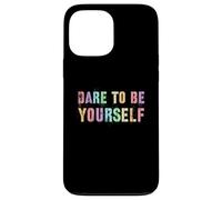 Vintage DARE TO BE YOURSELF Autism Awareness SPED Teacher Case for iPhone 13 Pro Max