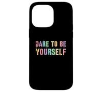 Vintage DARE TO BE YOURSELF Autism Awareness SPED Teacher Case for iPhone 14 Pro Max