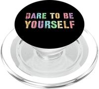Vintage DARE TO BE YOURSELF Autism Awareness SPED Teacher PopSockets PopGrip for MagSafe