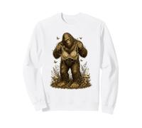 Vintage Dark Academia Mushroom Fern Botanical Sasquatch Sweatshirt