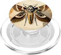 Vintage Death's-head Hawkmoth Scientific Entomology Art PopSockets PopGrip for MagSafe