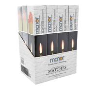 Vintage Decor® 270pcs Extra Long Safety Matches for Lighting Stoves Open Fires Barbecue Oven Woodburner BBQ Home 3 Packs-90 per Pack Bumper Value 3 Extra Striking Pads Included 28cm ,11 inches Long