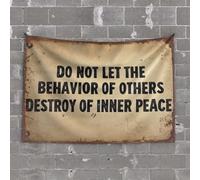 Vintage Decor Do Not Let The Behavior Of Others Destroy Your Inner Peace. Tapestry Tapestrys Man Cave Bar(100X150CM)
