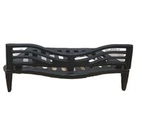 Vintage Decor® Joyce Victorian Premium Grade Cast Iron Fire Grate Removable Coal Saver Guard Heavy Duty 5kg > 16 Inch Fireplace opening 4 Legs Matt Black Heat Resistant Finish Ready to use Open Fire