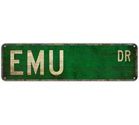 Vintage Decor Wall Signs Emu Emu Gift Emu Sign Emu Decor Emu Lover Emu Expert Wall Decor Art Signs Decorations Plaque 16 x 4inch Metal Aluminum Sign