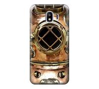 Vintage Deep Sea Diving Helmet Case Cover For Samsung Galaxy J4 (2018)