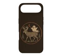 Vintage Deer Ghost Halloween Forest Moon Case for iPhone Air
