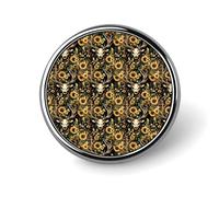 Vintage Deer Skull Sunflowers Print Enamel Pins for Backpack - Cute Jacket Coat Hat Bags Badge Pins, Funny Unique Novelty Button Pin Women Men Fashion Jewelry Accessories