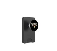 Vintage Delhi India Indian Flag Souvenir Retro Graphic PopSockets PopWallet for MagSafe