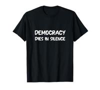 Vintage Democracy Dies in Silence Keep Democracy in America T-Shirt