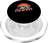 Vintage Denali National Park Retro Mountain Design PopSockets PopGrip for MagSafe