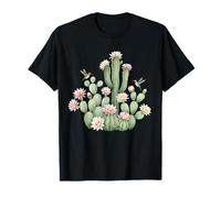Vintage Desert Cactus Southwest Western Cactus Hummingbird T-Shirt