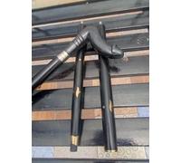 Vintage Designer Brass Men Penis Handle Antique Style Victorian 37 Inch Cane Wooden Walking Stick