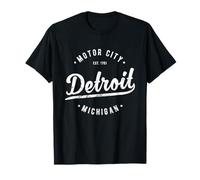 Vintage Detroit Motor City Souvenir Merch Retro Detroit T-Shirt