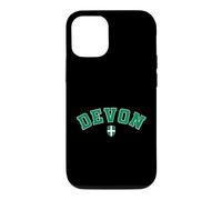 Vintage Devon County Green Black Varsity Style Design Case for iPhone 12/12 Pro