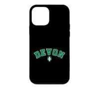 Vintage Devon County Green Black Varsity Style Design Case for iPhone 12 mini