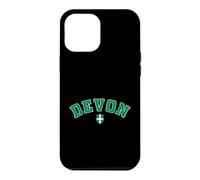 Vintage Devon County Green Black Varsity Style Design Case for iPhone 12 Pro Max