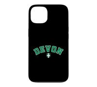 Vintage Devon County Green Black Varsity Style Design Case for iPhone 13