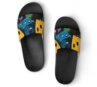 Vintage Dice 80s Slip On Slippers Bath Pool Shower Slide Sandals House Shoes Unisex