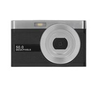 Vintage Digital Camera, 50MP Digital Camera, 1080P Video Recording, 16X Zoom, Autofocus, with Selfie, Fill Light, for Novice Photography Enthusiasts (Black)