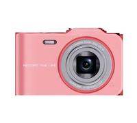 Vintage digital camera student entry level micro carry vlog card 4800W pixels Takes Sharp Smooth(Pink)