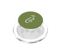 Vintage Dilophosaurus Dinosaur Art PopSockets PopGrip for MagSafe
