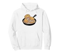 Vintage Diner Style Biscuits Gravy Plate Art Comfort Food Pullover Hoodie