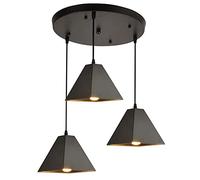 Vintage Dining Room Chandelier Iron Small Hanging Light Single Head Milk Tea Shop Bar Counter Pendant Lamp Hanging Light Fixture for American Industrial Style Indoor Kitchen Island Lighting