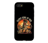 Vintage Dino Dad BBQ T-Rex Grilling Daddy King Of Barbecue Case for iPhone SE (2020) / 7/8