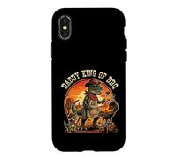 Vintage Dino Dad BBQ T-Rex Grilling Daddy King Of Barbecue Case for iPhone X/XS