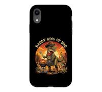 Vintage Dino Dad BBQ T-Rex Grilling Daddy King Of Barbecue Case for iPhone XR
