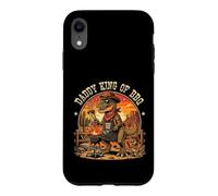Vintage Dino Dad BBQ T-Rex Grilling Daddy King Of Barbecue Case for iPhone XR