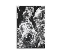 Vintage Disco Ball 70s Print Art Canvas Poster Bedroom Living Room Decoration Painting Unframe-style 20x30inch(50x75cm)