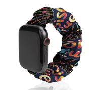 Vintage Disco Cute Watch Band Sports Watch Strap Replaceable Straps for Men Women Compatible with Apple Watch