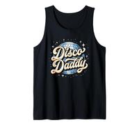 Vintage Disco Daddy Retro Matching 60's 70s Mens Dad Grandpa Tank Top