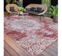 Vintage Distressed Boho Outdoor Rug 9x12 Waterproof Quick Dry Patio Carpet for High Traffic Areas Ideal for Deck Garden Balcony RV Poolside Indoor/Outdoor Use