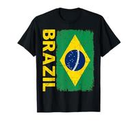 Vintage Distressed Brazil Flag T-Shirt