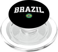 Vintage Distressed Brazil Varsity PopSockets PopGrip for MagSafe