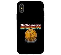 Vintage Distressed BTC Logo Retro Billionaire Bitcoin Case for iPhone X/XS